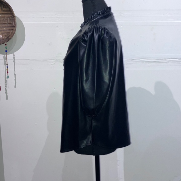 Marc New York, buttery soft vegan leather top - Picture 3 of 10